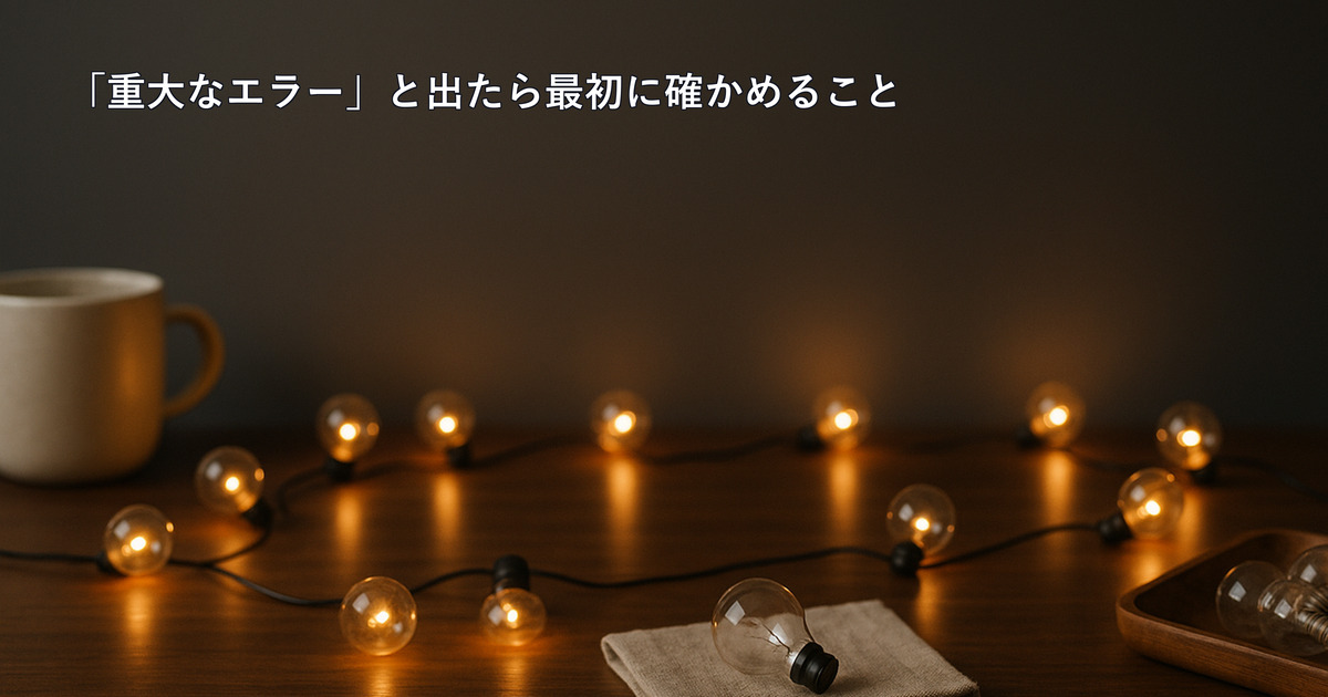 「このサイトで重大なエラーが発生しました」と表示されたら｜WordPressで最初に確かめること・直し方と、依頼する場合の料金のアイキャッチ画像