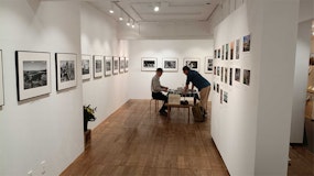 佐藤秀明「川の旅人 野田知佑展」会場