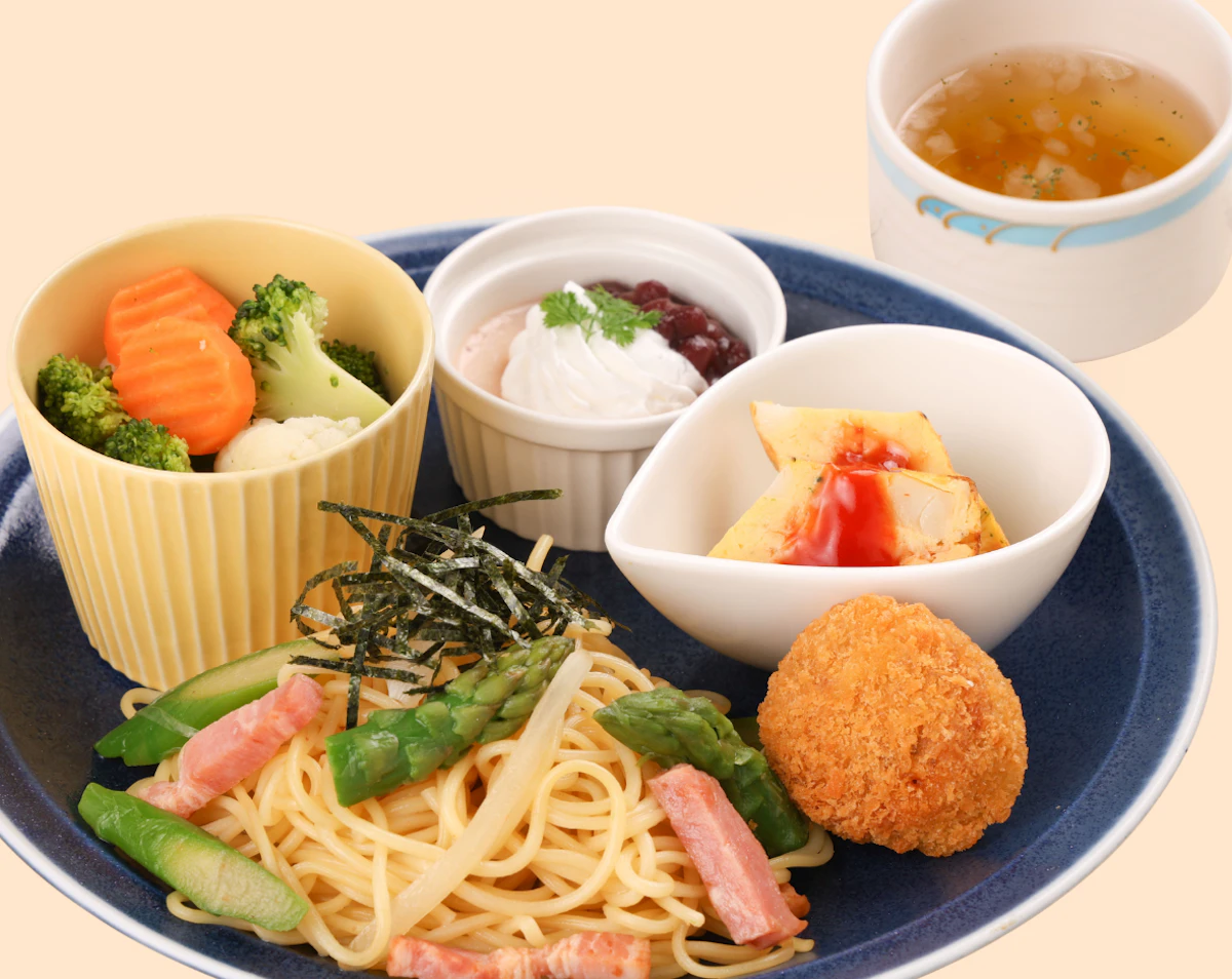 shop-card-アスパラとベーコンのバター醤油パスタプレート