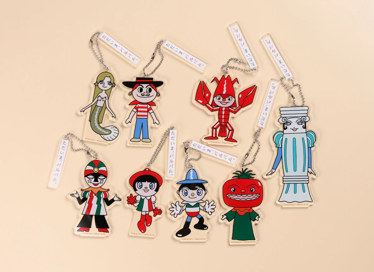 shop-card-ただいま、パルパル。アクリルキーホルダー