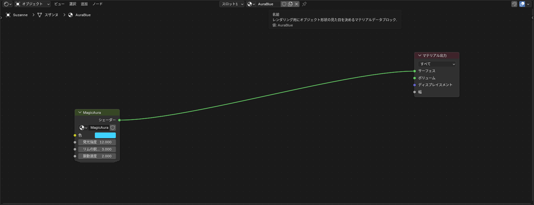 MagicAuraグループノード