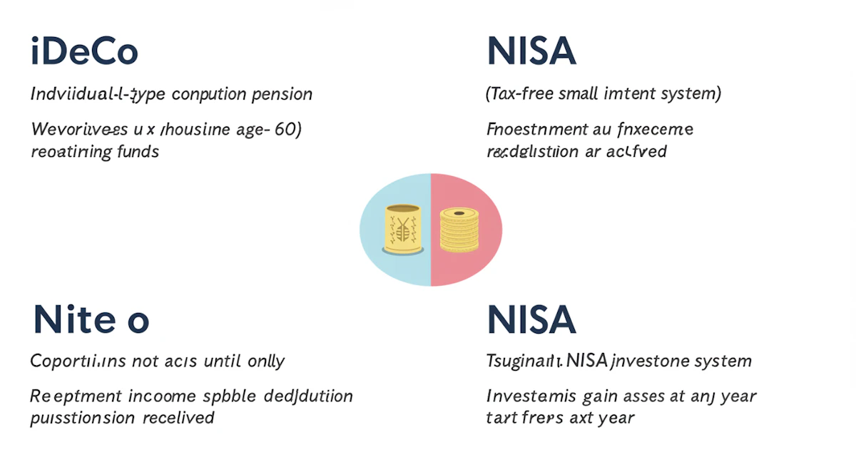 iDeCoとNISAの使い分け方