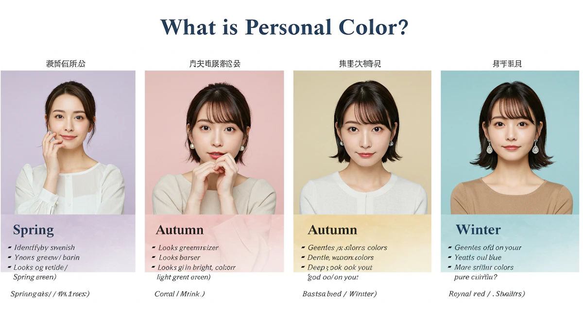 パーソナルカラー診断で似合う色を見つける