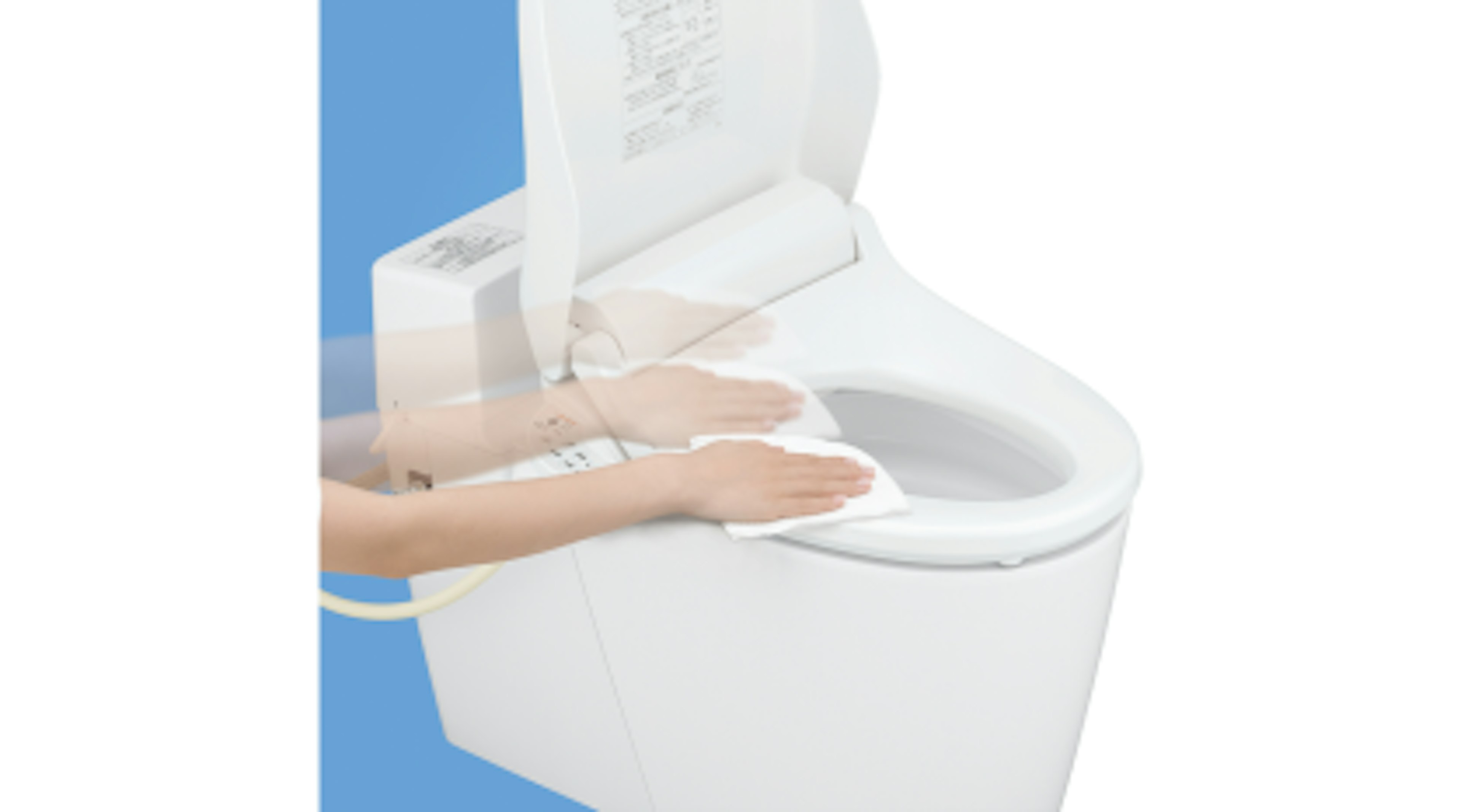 つぎ目が少ないスムースフォルム