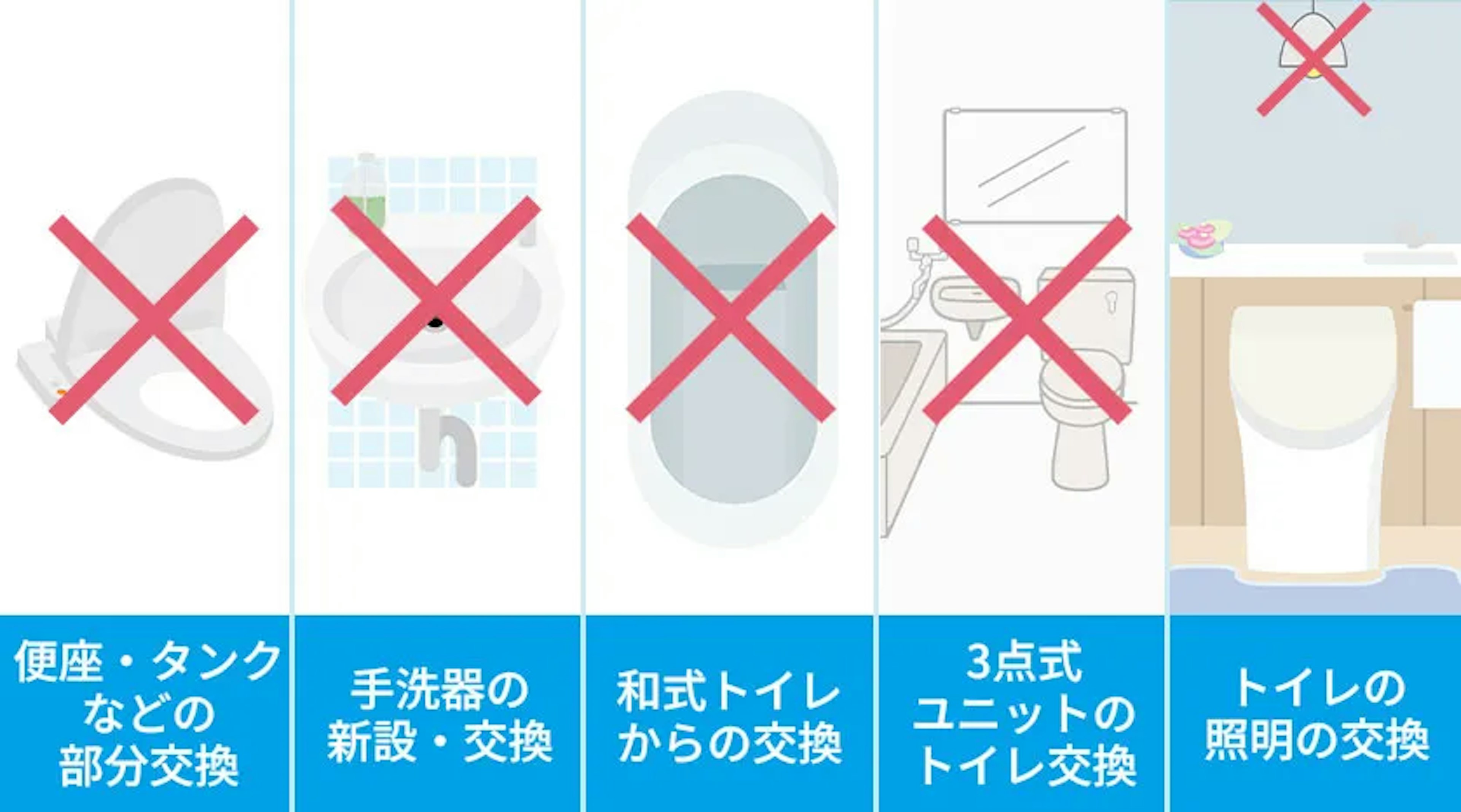 お取り扱いできないケース