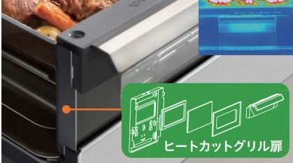 ヒートカットグリル扉