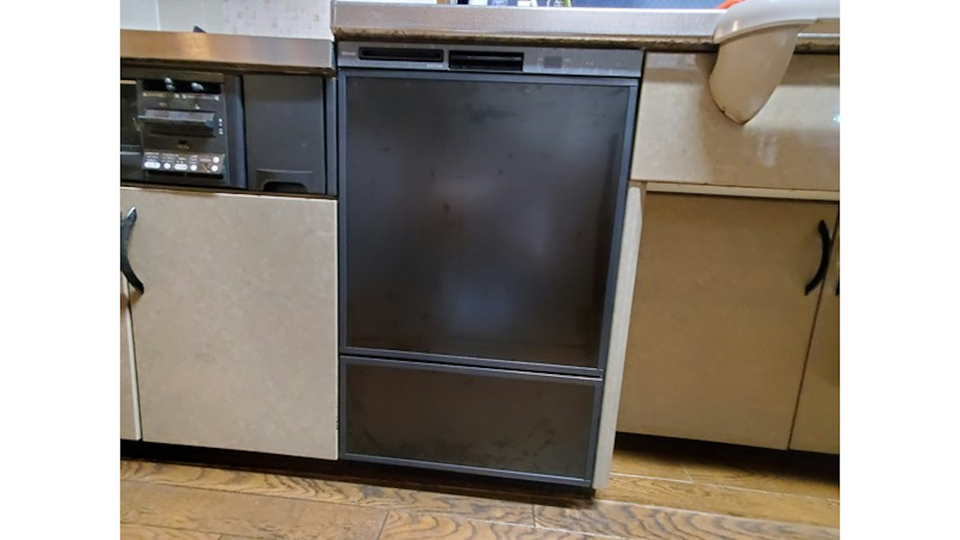 リンナイ フロントオープンの施工後写真