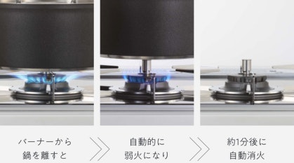 さらに安心!鍋なし検知機能