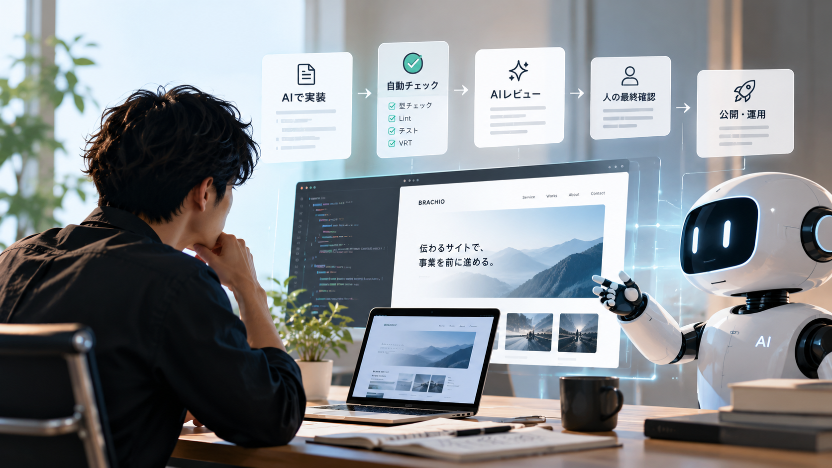 AIを使ったWeb制作で、変わること・変わらないこと