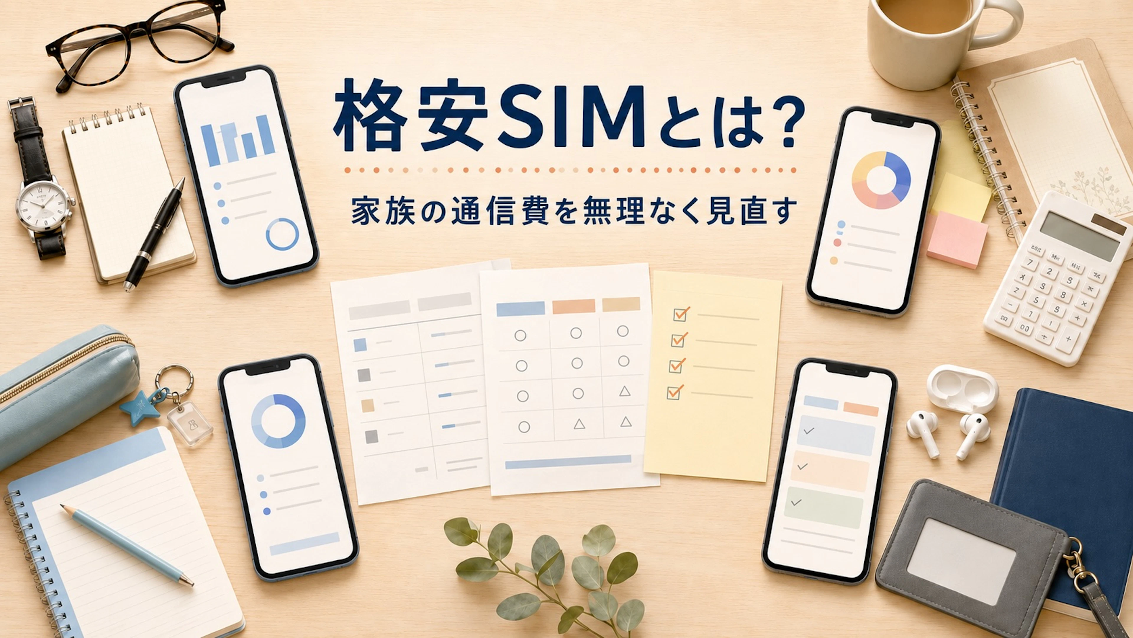 格安SIMとは？家族の通信費を無理なく見直す