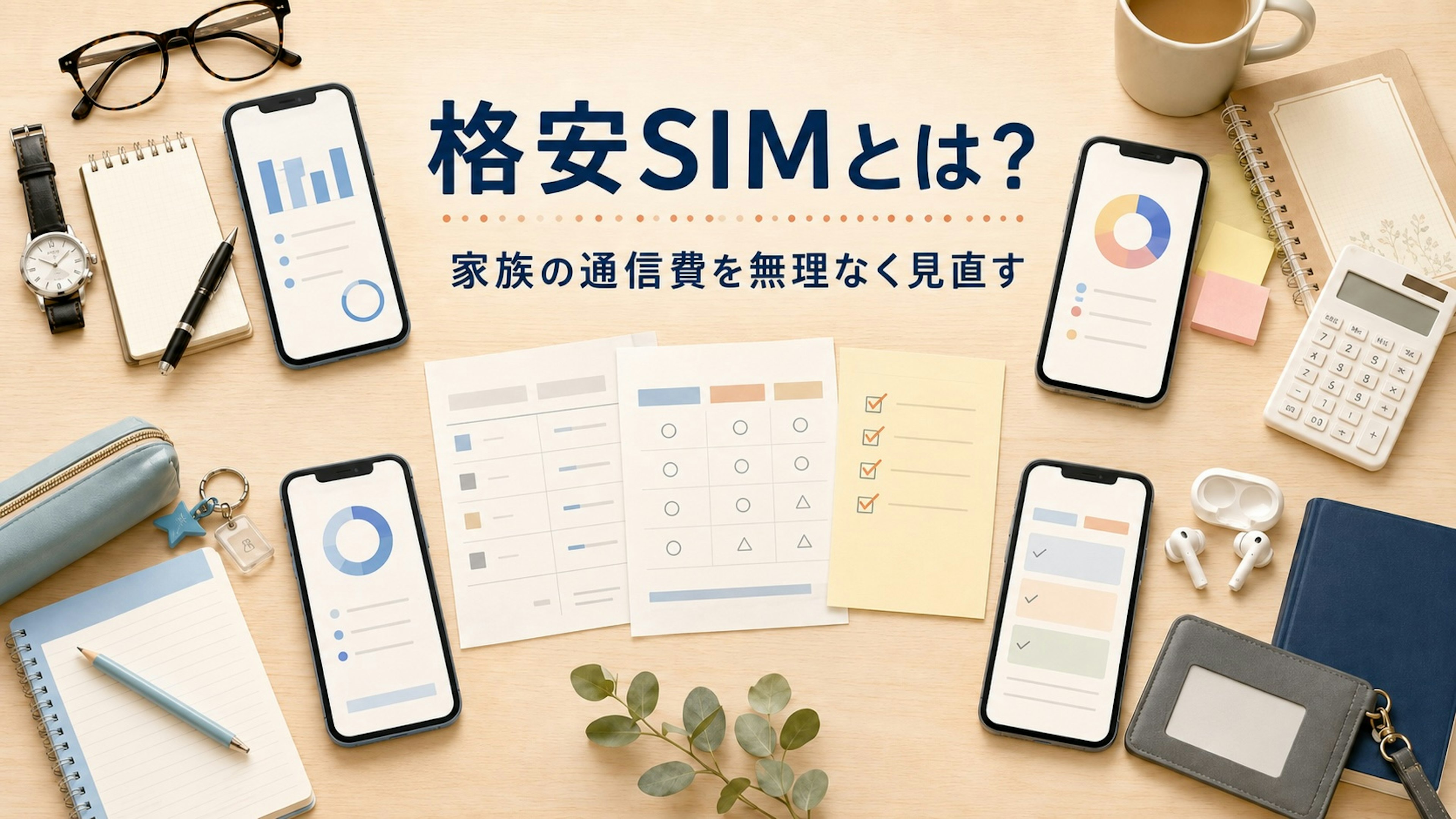 格安SIMとは？家族の通信費を無理なく見直す