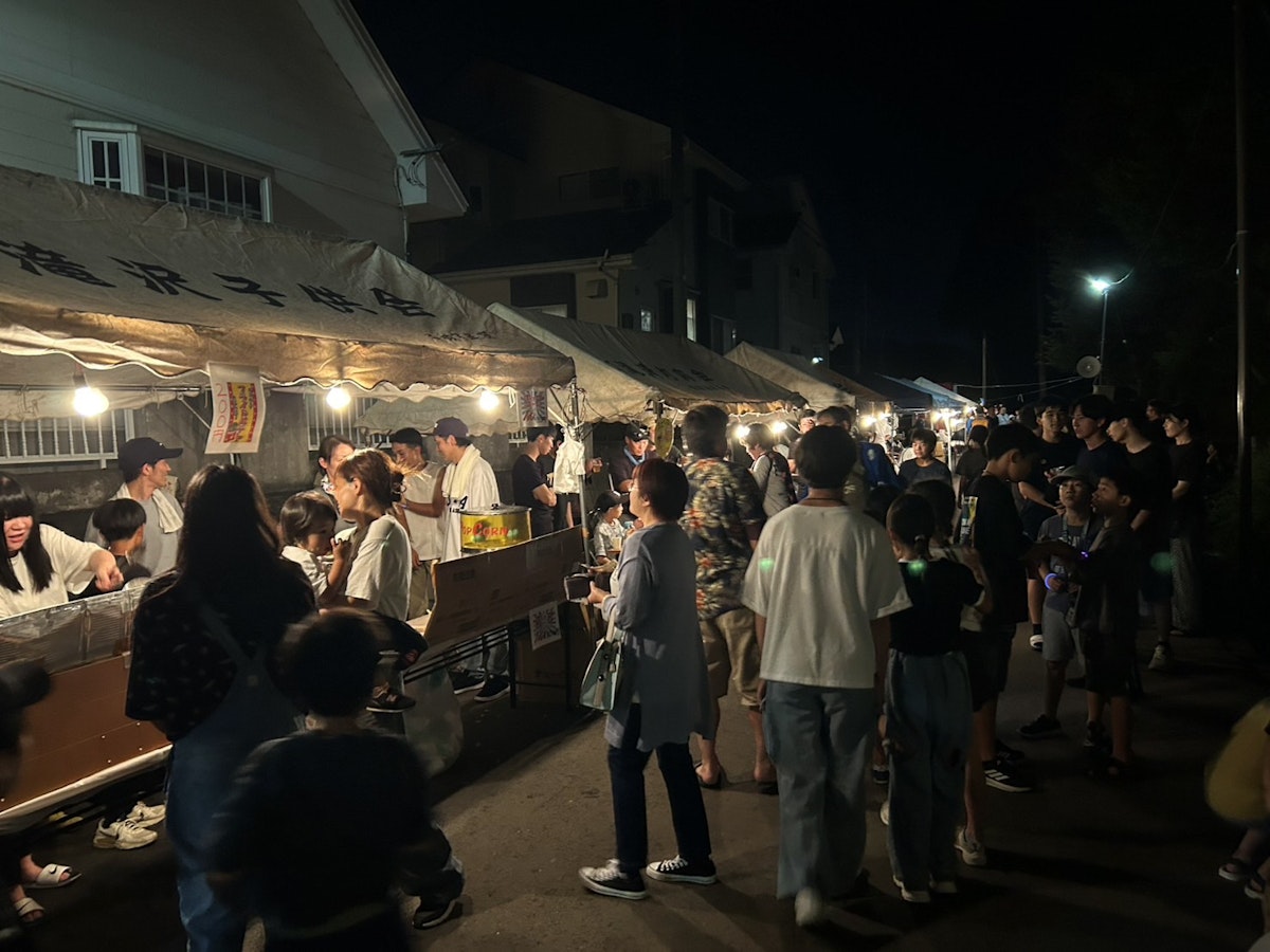 出店の様子