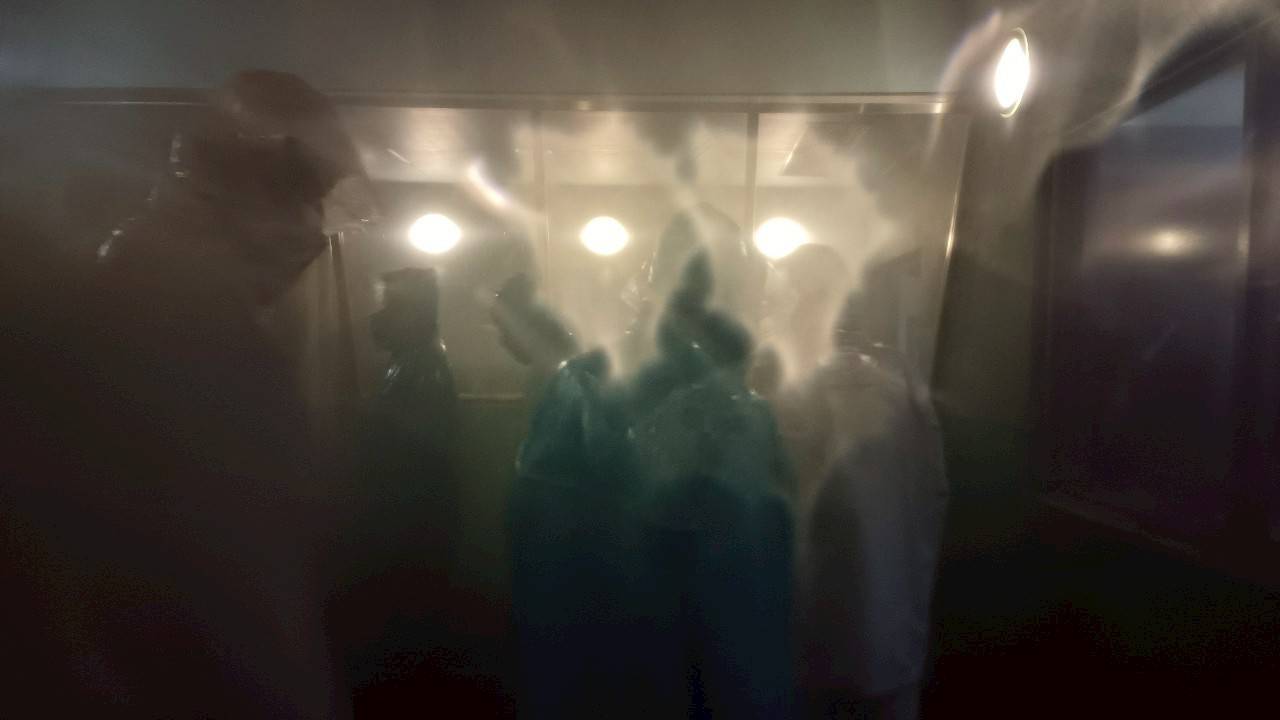 栃木県防災館にて