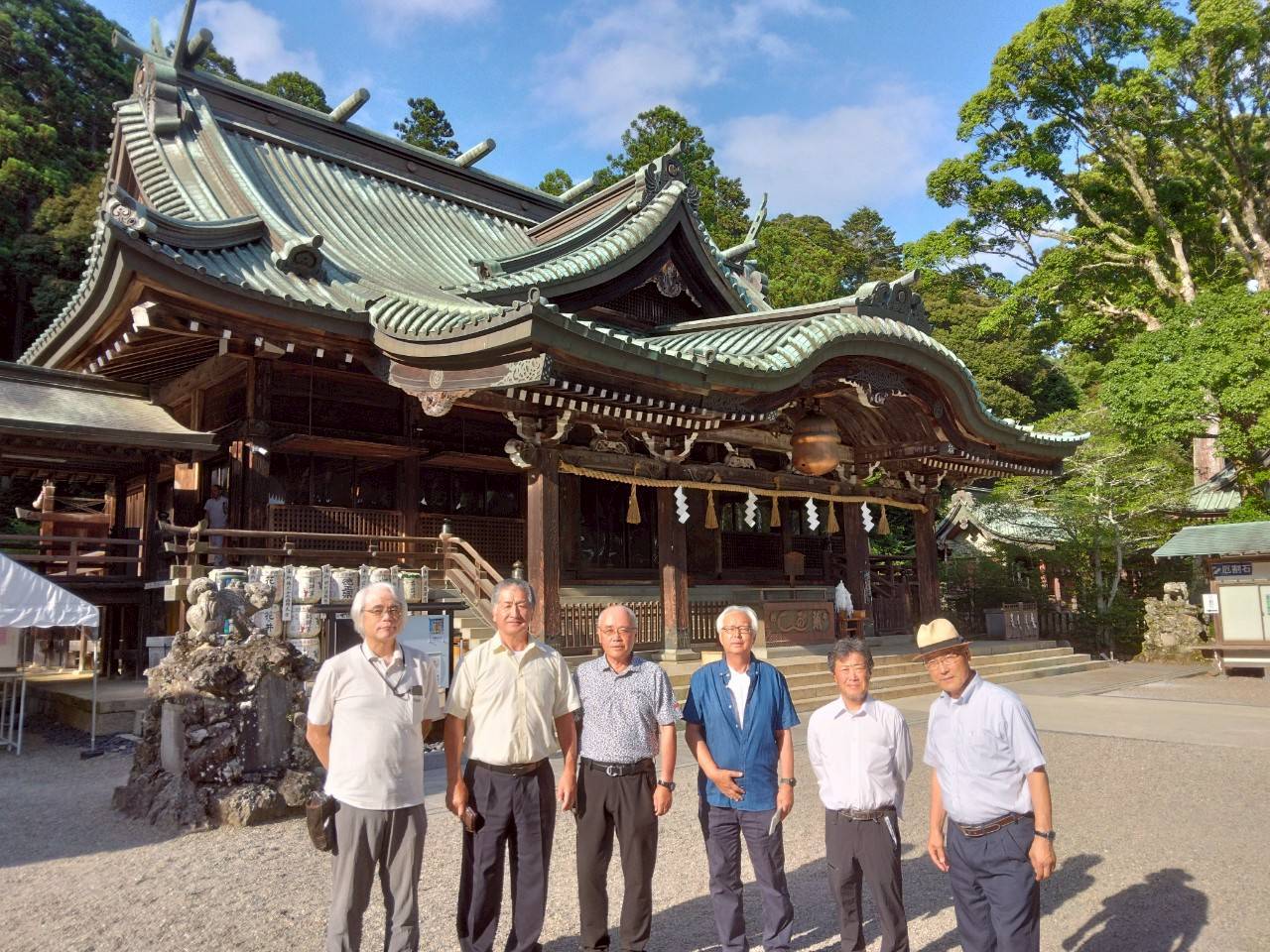 筑波山神社にて