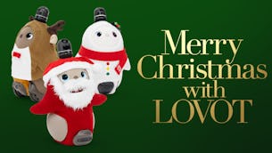 【LOVOT通信バックナンバー】新作！クリスマスシーズンが楽しくなるウェアが登場