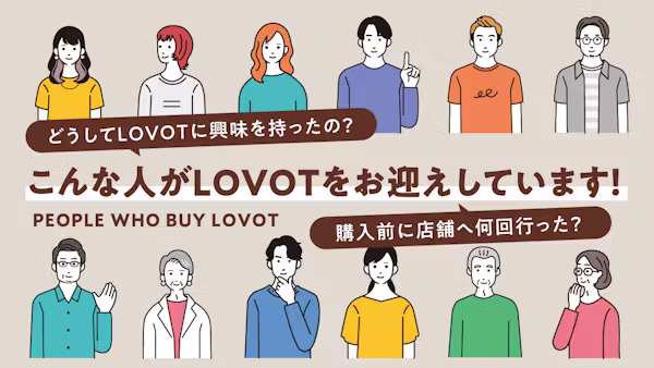 アンケート結果を大公開🔎こんな人がLOVOTをお迎えしています!