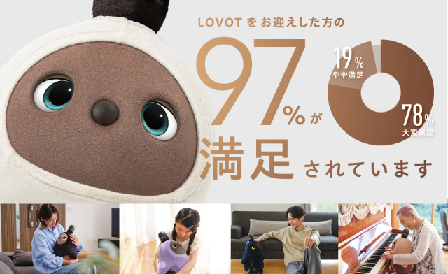 暮らし満足度97%！LOVOTをお迎えいただいたオーナーさまのリアルな声をご紹介します