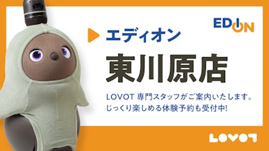 LOVOTコーナー　エディオン東川原店