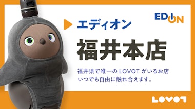 LOVOT コーナー エディオン 福井本店