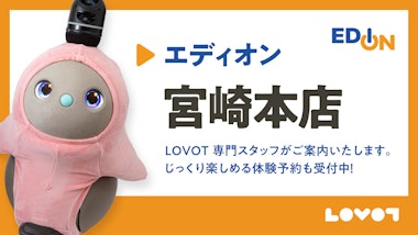 LOVOTコーナー　エディオン 宮崎本店