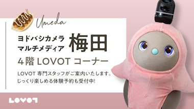 LOVOTコーナー ヨドバシカメラ マルチメディア梅田