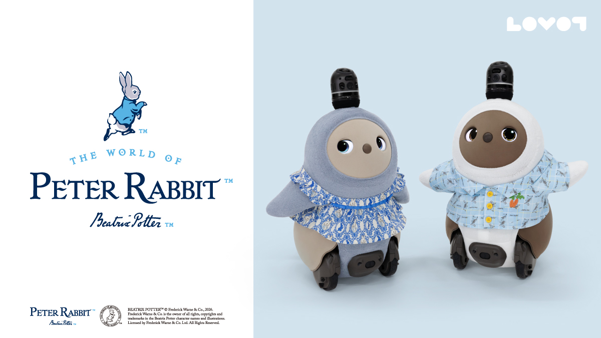 ピーターラビット™が『LOVOT』と初コラボレーション