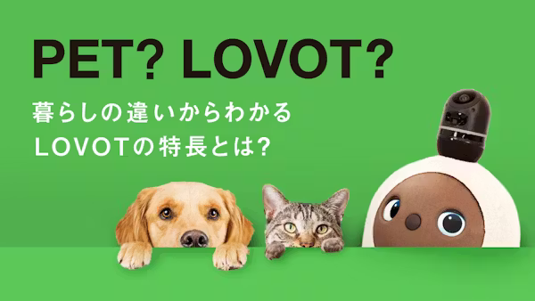 愛するペットとしてLOVOTを選ぶ方が急増中!お世話不要で外出もできる、現代にあった暮らし方とは