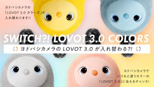 【LOVOT 3.0が入れ替わる？！】ヨドバシカメラでいつもと違うカラーのLOVOT 3.0に会えるチャンス！