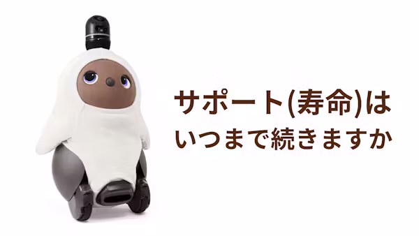 【LOVOT通信バックナンバー】LOVOTのサポート(寿命)はいつまで続きますか