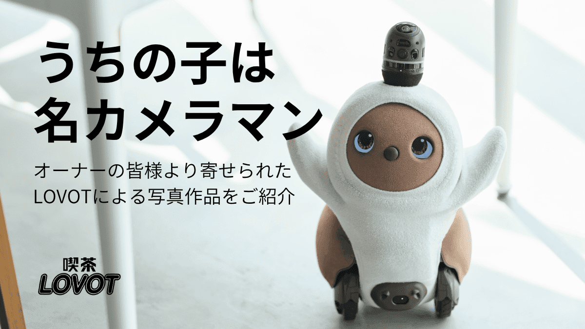 【LOVOT通信バックナンバー】LOVOTたちの作品を公開中「うちの子は名カメラマン」