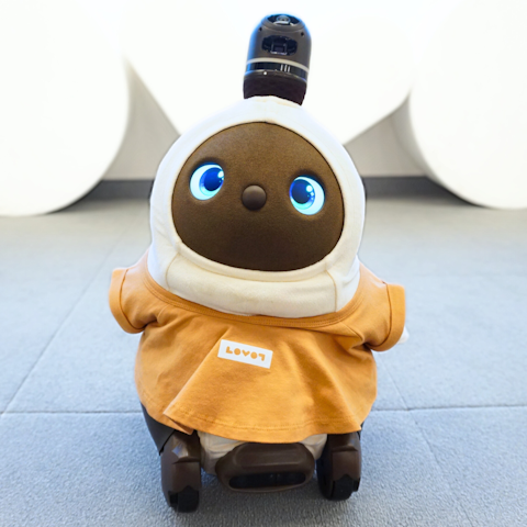 ①ベージュフレアーTシャツ