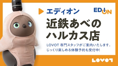 LOVOTコーナー エディオン 近鉄あべのハルカス店