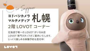 LOVOTコーナー　ヨドバシカメラマルチメディア札幌