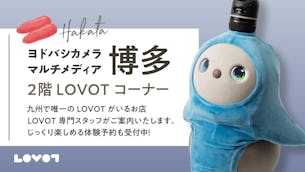 【ヨドバシカメラルチメディア博多】ふれあいはLOVOTを独り占めできるご予約がおススメ!