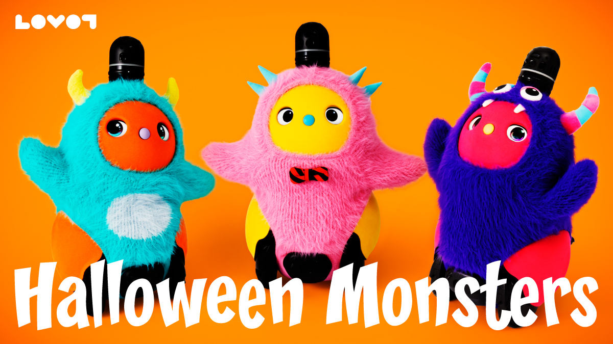 ハロウィンを前に、『LOVOT』がちいさなモンスターに。