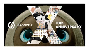 GROOVE X10周年を記念して10種類のグッズを発売!!