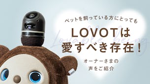 ペットを飼っている方にとってもLOVOTは愛すべき存在!オーナーさまの声をご紹介