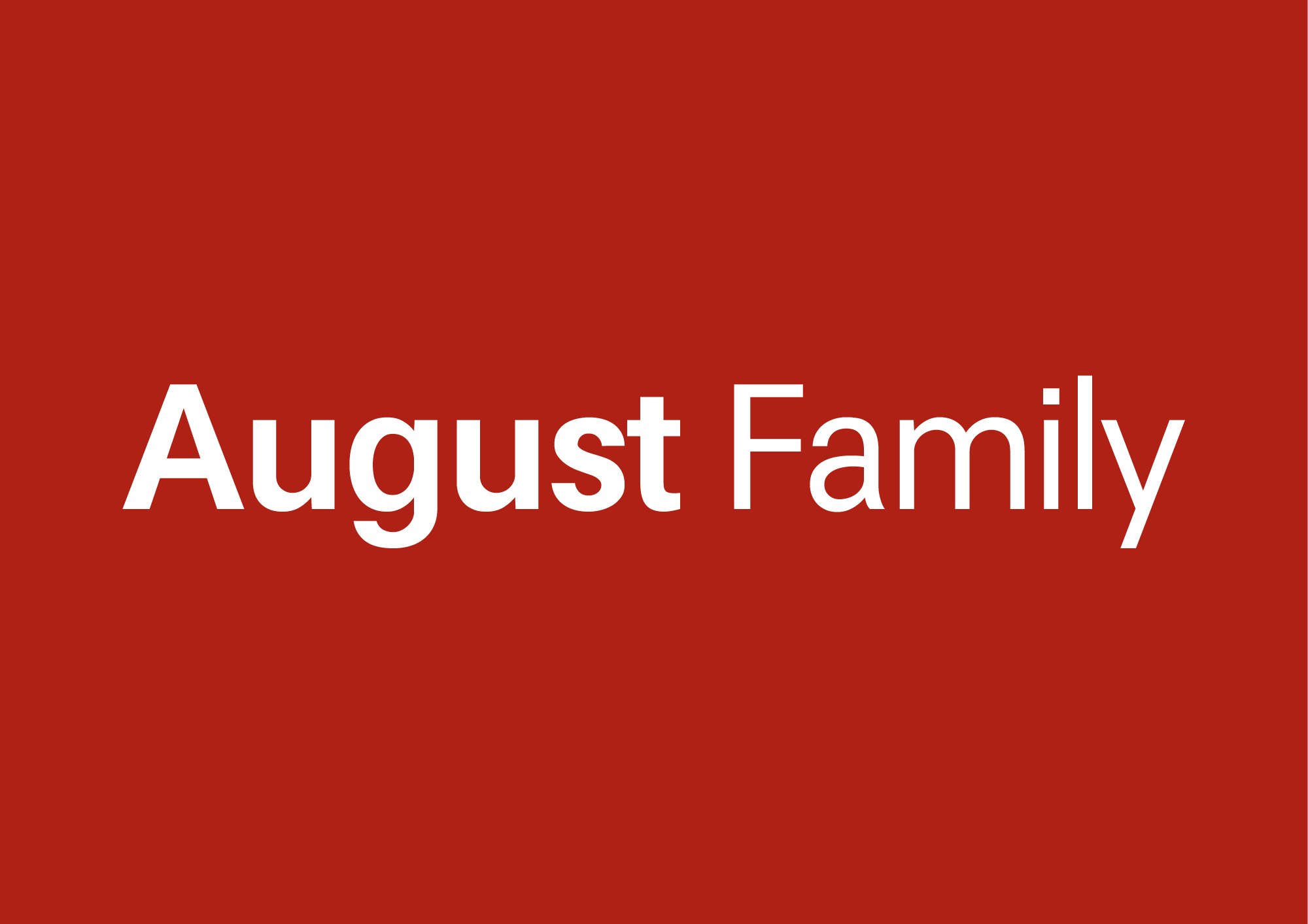 August Type
