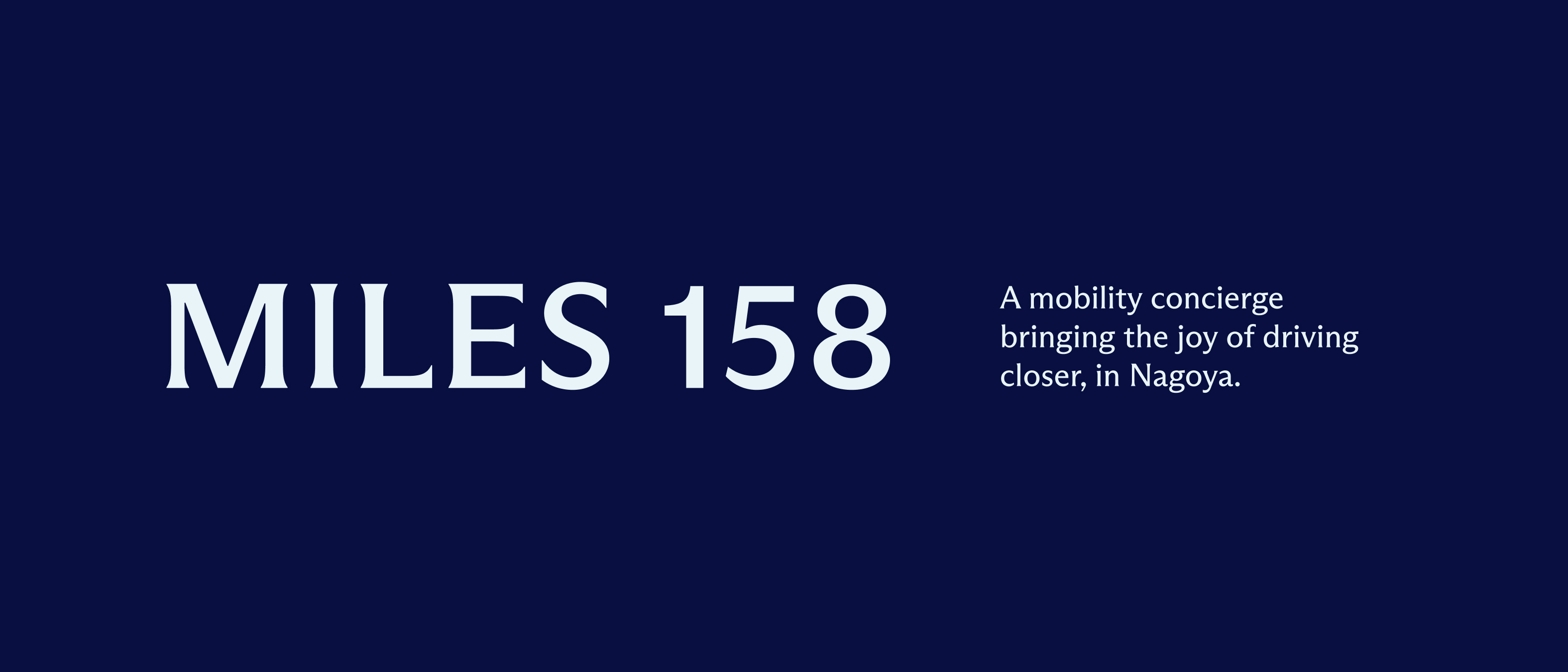 MILES 158