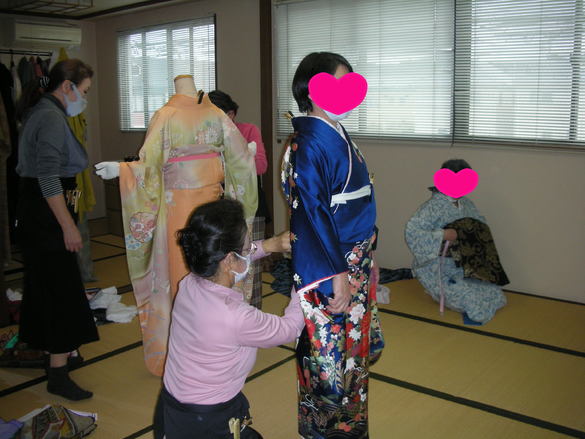 今日のお稽古の様子