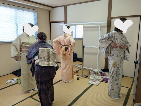 お稽古風景の様子