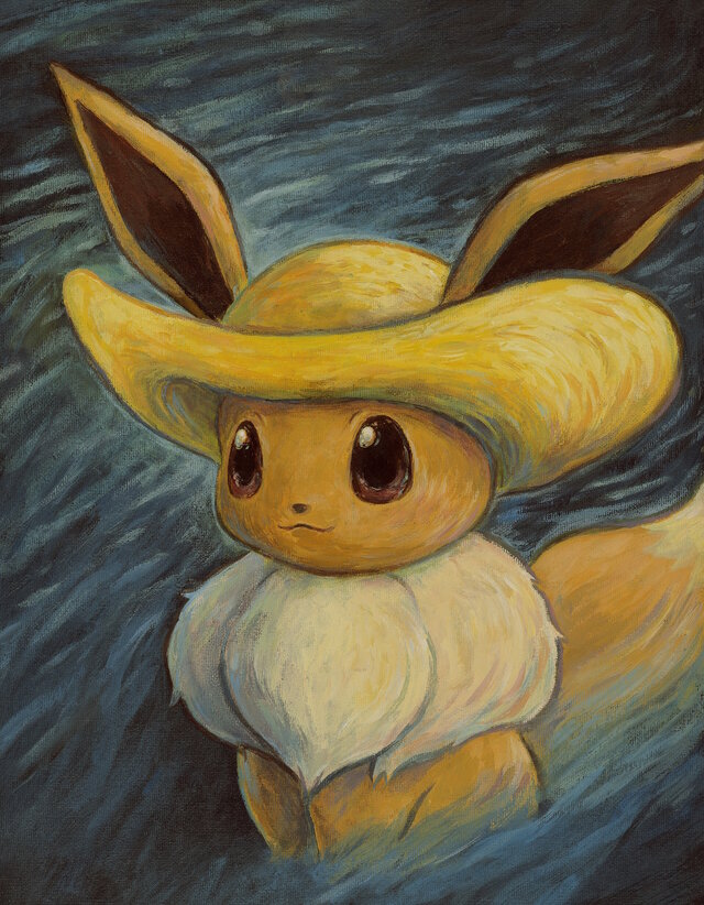 ピカチュウ ゴッホ展 プロモカード ポケモンカード-