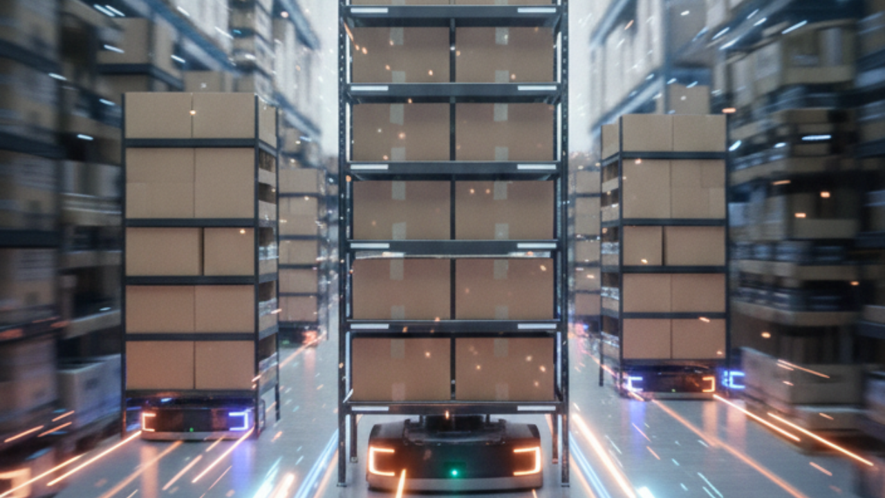 AGV搬送・出荷生産性の向上