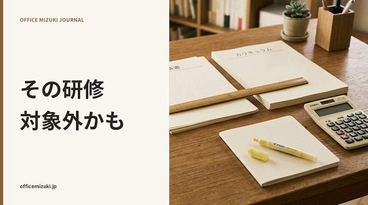 人材開発支援助成金リスキリング支援の要件改正｜生成AI研修の対象外リスクと点検基準