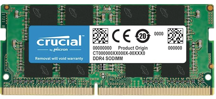 Crucial ノートPC用増設メモリ 16GB(16GBx1枚) DDR4 3200MT/s(PC4-25600) CL22 SODIMM 260pin CT16G4SFRA32A