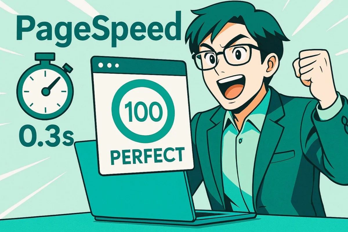 PageSpeed完全制覇！表示速度0.3秒のWebサイトが生まれるまで