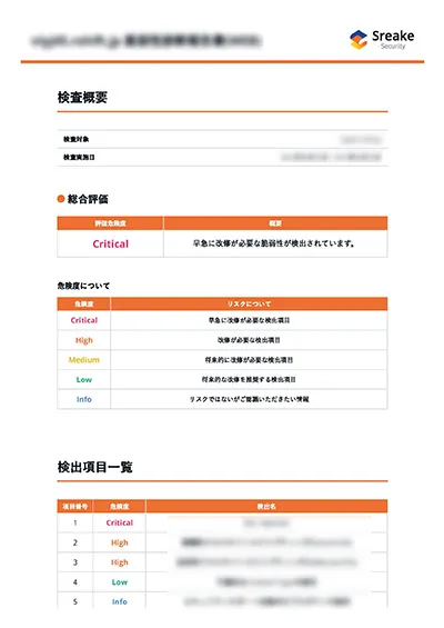 診断の結果、脆弱性は発見されましたかの説明画像