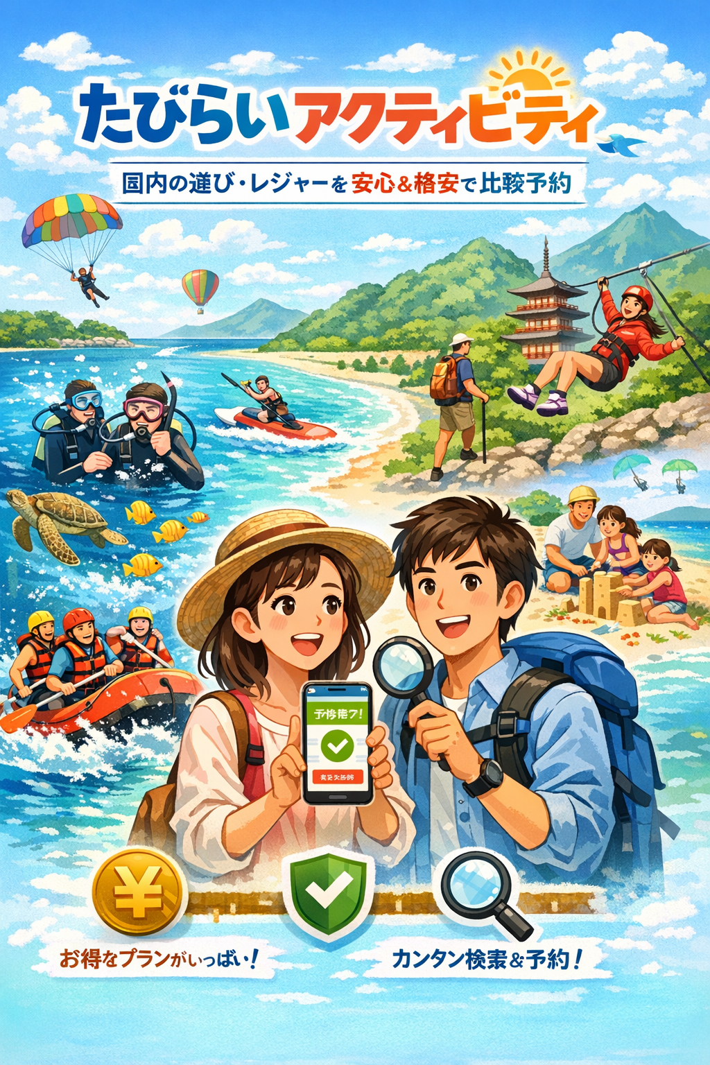 たびらいアクティビティとは? 国内の遊び・レジャーを安心&格安で比較予約できるサービスを解説