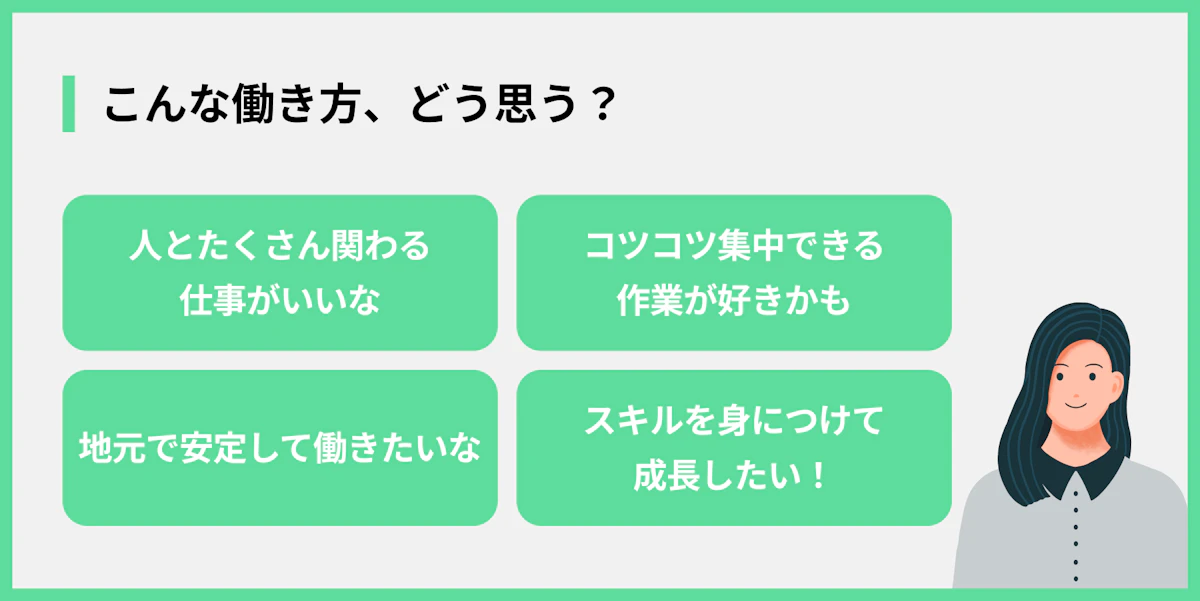 こんな働き方、どう思う?