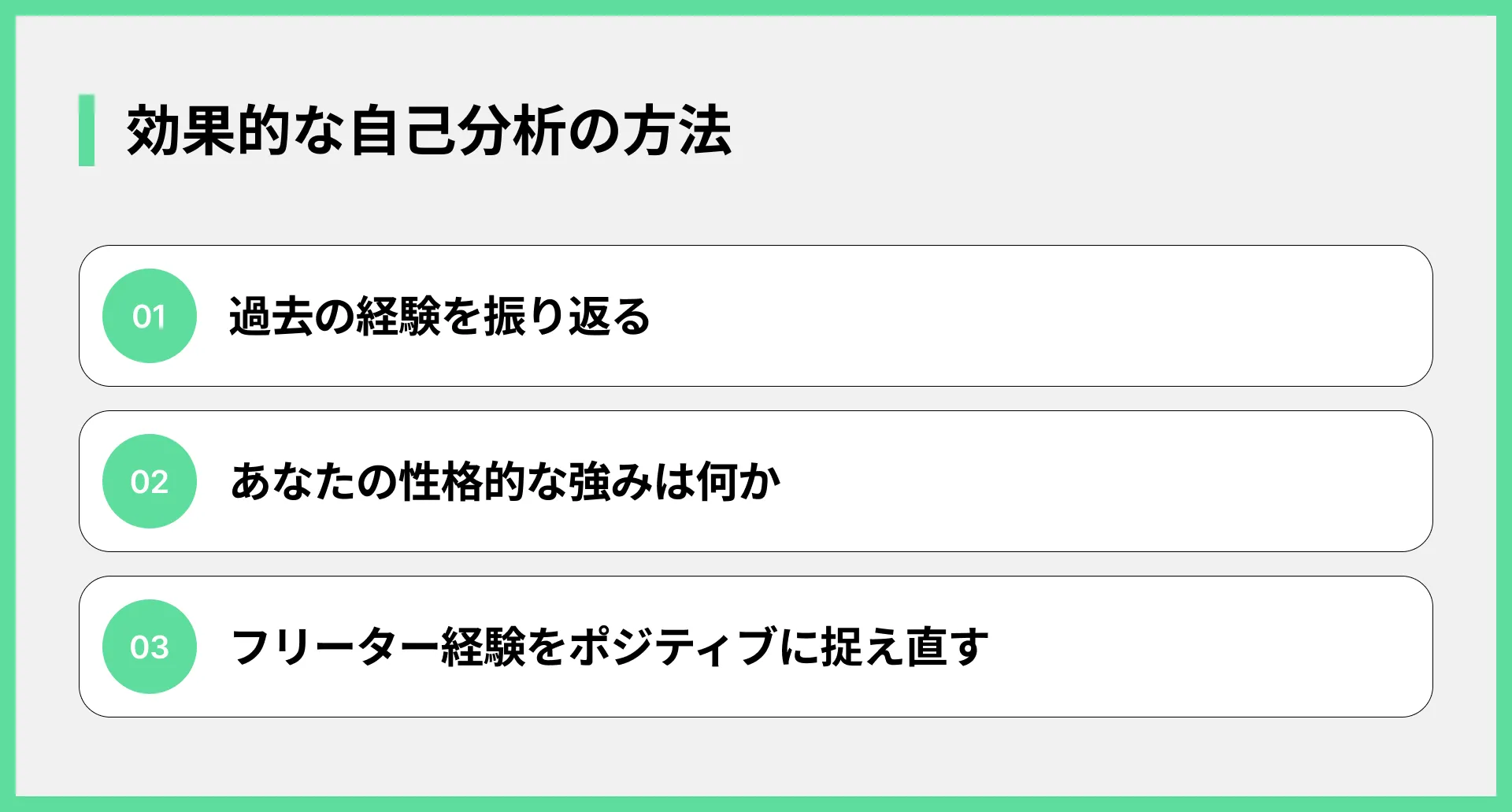 効果的な自己分析の方法